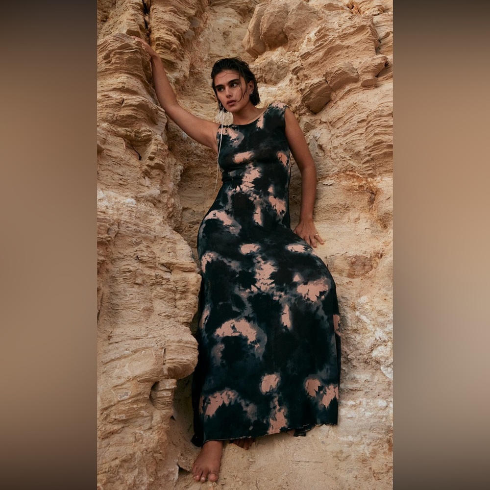 Zara Knit Tie Dye Dress, size M